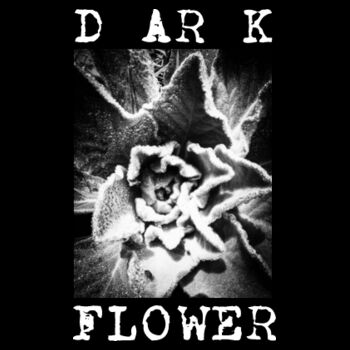 Dark Flower Shoulder Tote Design