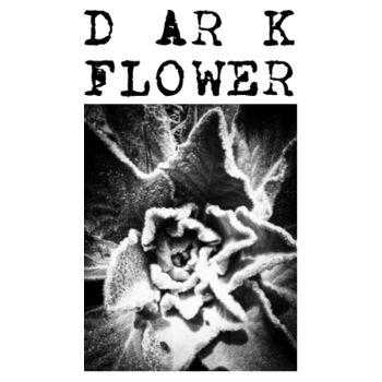 Dark Flower Tea Towel Design