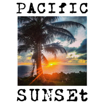 Pacific Sunset Cushion Cover Design