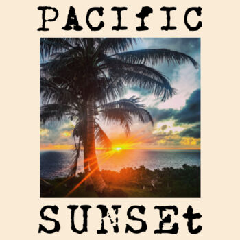 Pacific Sunset Calico Bag Design