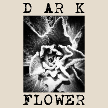 Dark Flower Maple Organic Tee Design